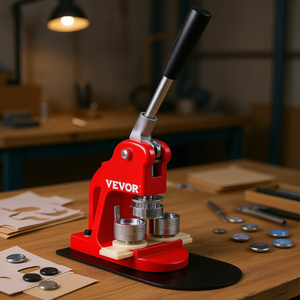 Máquina para Hacer Botones Vevor de 1 Pulgada (25 mm), Kit de Prensa para Insignias, Equipo Manual para Fabricar Botones Redondos de Acero - Product Image 2