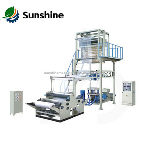 Ligne de production de film soufflé haute vitesse, machine à souffler des films agricoles LDPE HDPE, machine à souffler des films plastiques - Product Image 1