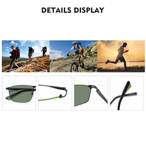 Gafas de Sol Deportivas Unisex ROBO 2026, Lentes Polarizadas TAC, Ligeras, Protección UV400, Marco Metálico, para Ciclismo al Aire Libre, Color Blanco y Rojo - Product Image 6
