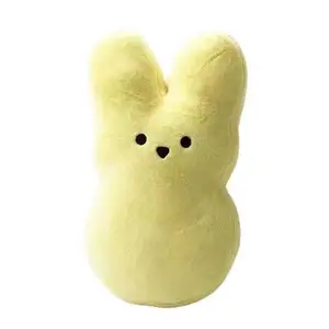 Factory Custom Lovely Colorful 15cm Peeps Plush Rabbit Anime Figure Stuffed Animal Toys Bunny Peluches Easter Gift For Kids