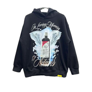Sudadera con capucha y cremallera extragrande AWFUL LOT COUGH SYRUP, estilo retro, graffiti, streetwear, fabricante OEM - Product Image 1