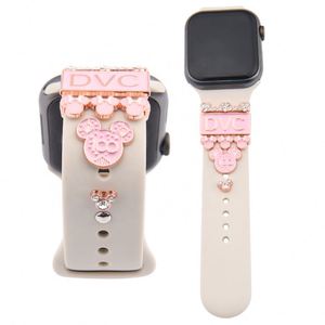 Fabrika toptan Metal saat kayışı Charms için saat kayışı 38/40/42/44mm akıllı saat Charms için IWatch 6 Se kayış - Product Image 3