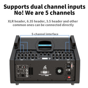 Barra <span class=keywords><strong>de</strong></span> sonido activa profesional Lihui TT5 con subwoofer alimentado por batería y monitor <span class=keywords><strong>de</strong></span> escenario <span class=keywords><strong>de</strong></span> audio con logotipo personalizado <span class=keywords><strong>de</strong></span> CC para música - Product Image 3