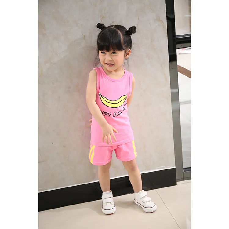 Настраиваемый хлопок пустые детские пижамы мультфильм печати шаблон детский жилет