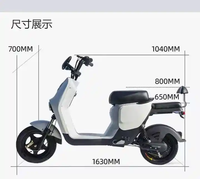 Bicicletas Eléctricas de Venta Caliente en China con Batería de Plomo-Ácido, Precio de Fábrica Económico, Bicicleta Eléctrica Urbana de Dos Ruedas y 48V para Adultos
