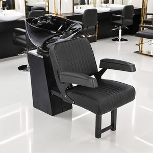 In pelle sintetica Shampoo sedia da letto con terapia della <span class=keywords><strong>testa</strong></span> per parrucchieri e uso della palestra dell'hotel - Product Image 2