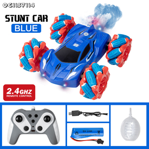 Coches de acrobacias <span class=keywords><strong>RC</strong></span> de lujo con luces, baratos al por mayor, juguetes de control remoto con función de pulverización de niebla para niños - Product Image 6