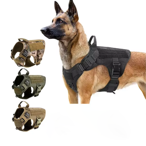 <span class=keywords><strong>Harnais</strong></span> tactique pour <span class=keywords><strong>chien</strong></span> avec poignée, gilet pour chiens, contrôle facile en extérieur, gilet d'entraînement réglable, <span class=keywords><strong>collier</strong></span> pour <span class=keywords><strong>chien</strong></span> - Product Image 2
