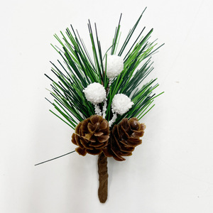 Decoraciones Navideñas de Plástico SuperZ, Ramas de Agujas de Pino, Adornos, Piñas Artificiales, Agujas de Pino, Conjuntos de Regalo Creativos, DIY - Product Image 4