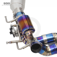 Système d'échappement complet en titane ultra-léger SDO pour Ferrari SF90 4.0T V8 2019+ avec catalyseur haute performance et bouclier thermique