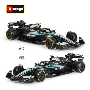 <span class=keywords><strong>Bburago</strong></span> Wheel 2025 <span class=keywords><strong>1</strong></span>:<span class=keywords><strong>43</strong></span> Modèle de voiture d'équipe Mercedes-AMG W16 Formule <span class=keywords><strong>1</strong></span>, Collection de voitures miniatures, Jouets et Cadeaux MENTORS 36 pièces - Product Image 1