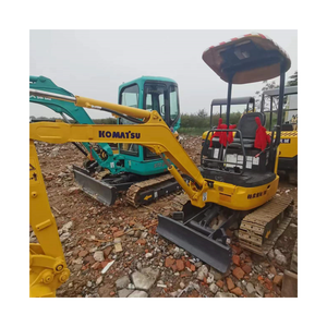 Mini pelleteuse Komatsu de 1.8 tonnes d'occasion Komatsu PC18MR petite pelleteuse japonaise en caoutchouc d'occasion Komatsu PC18 en stock - Product Image 1