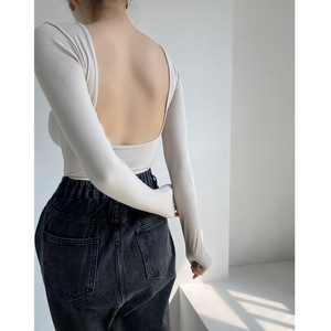 Maillot de bain à manches longues pour femmes, justaucorps, Anime, Photos, <span class=keywords><strong>Sexy</strong></span>, solide, Lingerie, Body, fabricant, nouvelle collection 2023 - Product Image 3