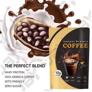 Poudre de café protéiné JBY sans sucre, café fonctionnel avec protéines de lactosérum, soutien au métabolisme, étiquette privée OEM - Product Image 3