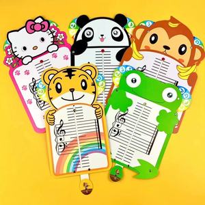 Wholesale Orff Cartoon Music Staff Board Portable Practice Board Beginner Music Staff Learning <b>Tool</b> Music Notation Recognition - Product Image 1