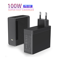 Chargeur mural rapide magnétique HNT ODM100W PD&QC, adaptateur de voyage universel pour téléphone portable, certifié CE FCC UKCA