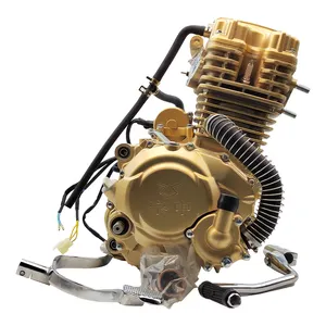 Commercio all'ingrosso Zongshen 200cc moto avviamento elettrico raffreddato ad acqua frizione manuale CG200cc triciclo motore a 4 tempi fornitori