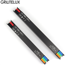 Transformateur d'éclairage LED ultra-fin et silencieux, 60W 100W AC110-220V vers DC 12V 24V, alimentation LED étroite et fine - Product Image 2