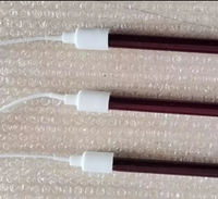 Lampe chauffante infrarouge à quartz rubis 230 V 1500 W 930 mm, élément chauffant électrique, lampe IR, lampe halogène, tube halogène, produits à infrarouge dorés
