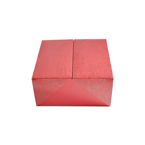 Cajas de Regalo de Cartón Rojo de Lujo en Oferta, con Dos Puertas Magnéticas, Forro de Esponja Personalizado para Festivales, con Inserto de Blíster UV - Product Image 6
