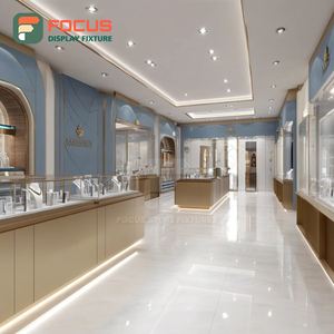 Sistema de Exhibición de Joyería de Alta Visibilidad con Acabado Laminado, Vitrina Comercial para Tiendas - Product Image 2