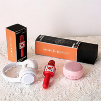Boîte en papier recyclable personnalisée avec pelliculage mat pour microphone sans fil, haut-parleur, cadeau et emballage de vente au détail