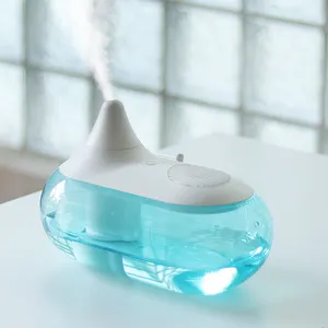 Humidificador de tanque de agua transparente de gran capacidad de 2,8 l, humidificador de aire ultrasónico Usb de funcionamiento silencioso para el hogar, Hotel, coche, escuela