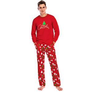 2025 estilo navideño para Mujeres Europeas americanas holgadas pijamas de manga larga conjunto de <span class=keywords><strong>invierno</strong></span> - Product Image 4