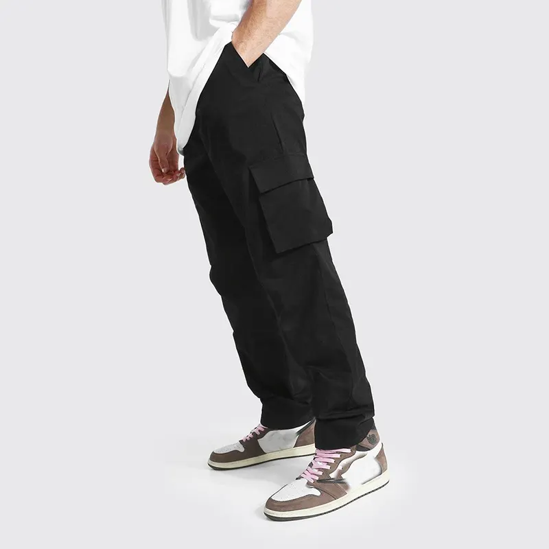 Pantalons de travail pour hommes de haute qualité personnalisés, pantalons cargo décontractés multi-poches en nylon personnalisés/