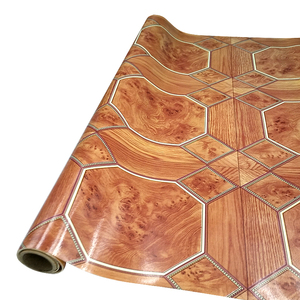 Suelo de Vinilo Plástico con Diseño de Madera Octogonal, Rollo de Linóleo de PVC, Revestimiento para Pisos, Alfombra, Lámina, Tapete, <span class=keywords><strong>Laminado</strong></span> - Product Image 1