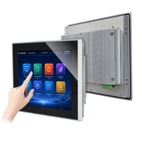 PC industriel tactile sans ventilateur de 12,1 pouces avec double LAN, double COM et intégration HMI pour usine et contrôle de machine