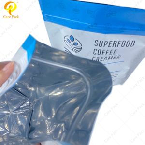 Sac <span class=keywords><strong>de</strong></span> poudre <span class=keywords><strong>de</strong></span> protéine <span class=keywords><strong>de</strong></span> lactosérum <span class=keywords><strong>de</strong></span> qualité alimentaire 500g poudre <span class=keywords><strong>de</strong></span> protéine <span class=keywords><strong>de</strong></span> <span class=keywords><strong>cacao</strong></span> Matcha Zip Lock Stand up Pouch sacs d'emballage alimentaire - Product Image 3