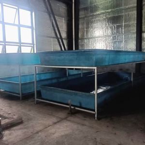 Bassin rectangulaire en fibre de verre pour l'extérieur, réservoir d'aquaculture, équipement d'incubation de poissons - Product Image 3