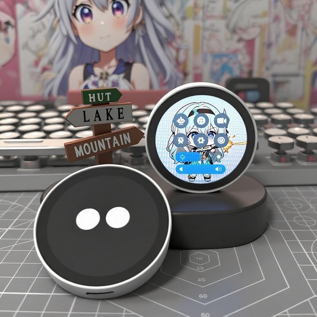 Xiaozhi AI Conversation Electronic Pin Cola Classmate Anime Peripheral Badge Brooch Deepseek