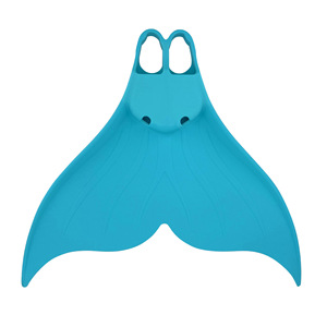 Aletas de Sirena para Adultos, Aleta Única para Buceo y Natación <span class=keywords><strong>Estilo</strong></span> <span class=keywords><strong>Libre</strong></span>, Cola de Pez de Silicona - Product Image 2