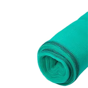 Vert HDPE échafaudage filet de sécurité pour la construction extérieure de sécurité et bien rangé, 100gsm 110gsm monofilament maille de sécurité