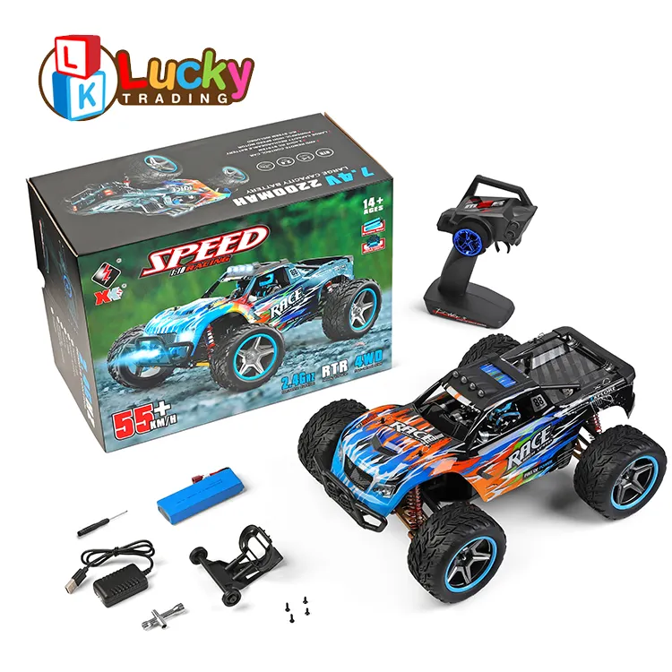 New WLToys 104019 1:10 Brushless Racing cars toy RC crawler 55km/h high speed brushless RC monster trunk