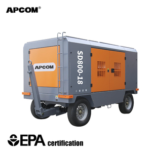 High Pressure Diesel Screw Air Compressor 550 600 650 700 800 820 850cfm 12-22bar for Mining Drilling Operations - Product Image 2