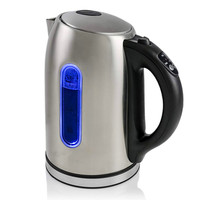 Ketel Listrik Emas Ketel Stainless Steel dengan Termometer Analog Tanpa Kabel untuk Penggunaan Rumah Tangga