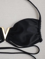 Nuevo Diseño de Bikini Extremo para Mujer, Traje de Baño con Detalles en V, Fotos de Trajes de Baño