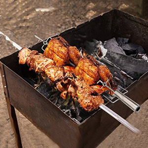 Máquina Eléctrica Automática <span class=keywords><strong>Giratoria</strong></span> para Asar a la Parrilla, de Acero Inoxidable, sin Humo, para Kebab, Carne, Pavo, <span class=keywords><strong>Barbacoa</strong></span> Ecológica para el Hogar - Product Image 1