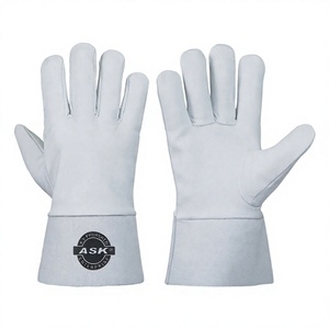 Gants de soudage TIG en coton résistant à la chaleur, anti-déchirure et anti-abrasion, 10 pouces, pour four industriel, barbecue et travaux extérieurs - Product Image 1