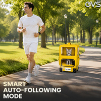 Poussette intelligente pour animaux de compagnie OVS Jogging, légère, 4 roues, sûre, ergonomique, 4 roues, voyage, suivi automatique, télécommande
