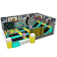 Jeux de projecteur interactifs de parc de trampoline d'intérieur commercial jeu doux personnalisé à vendre