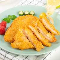 Pollo Frito Crujiente Congelado, Pollo Empanizado Listo para Freír para Comida Rápida y Suministro a Restaurantes