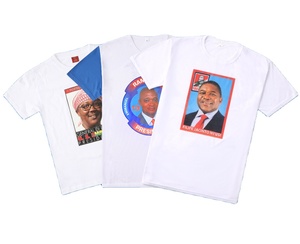 เสื้อยืดฟรีไซส์ 120 แกรม สำหรับการรณรงค์หาเสียง ระบายอากาศได้ดี ผ้าฝ้าย คอกลม พิมพ์ลายดิจิทัล ดีไซน์ลายถัก - Product Image 2