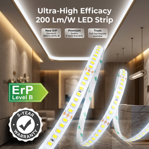 Bande lumineuse LED de qualité supérieure 180Lm/W 24V SMD 2835 144LEDs/m Haute luminosité Bande lumineuse LED flexible pour éclairage linéaire - Product Image 4