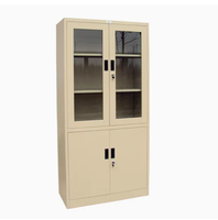 Meuble de bibliothèque commercial modulaire en métal durable à design traditionnel, armoire à classeurs/étagère réglable pour usage scolaire et en entrepôt