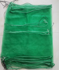 Bolsa de red de malla de Palma con fecha mono <span class=keywords><strong>PE</strong></span> verde de buena calidad con material de PP de cuerda negra fuerte - Product Image 1