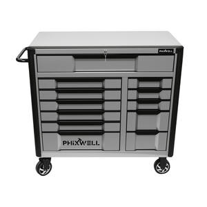 <span class=keywords><strong>Chariot</strong></span> d'atelier 12 tiroirs Armoire à outils en métal <span class=keywords><strong>Porte</strong></span> <span class=keywords><strong>coulissante</strong></span> latérale avec jeu d'outils à main Coffre à outils - Product Image 5